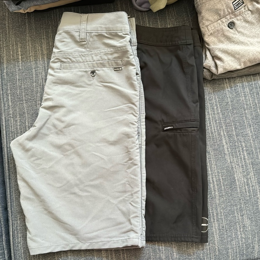 O’Neill boys short size 16/29, Hurley shorts size 16